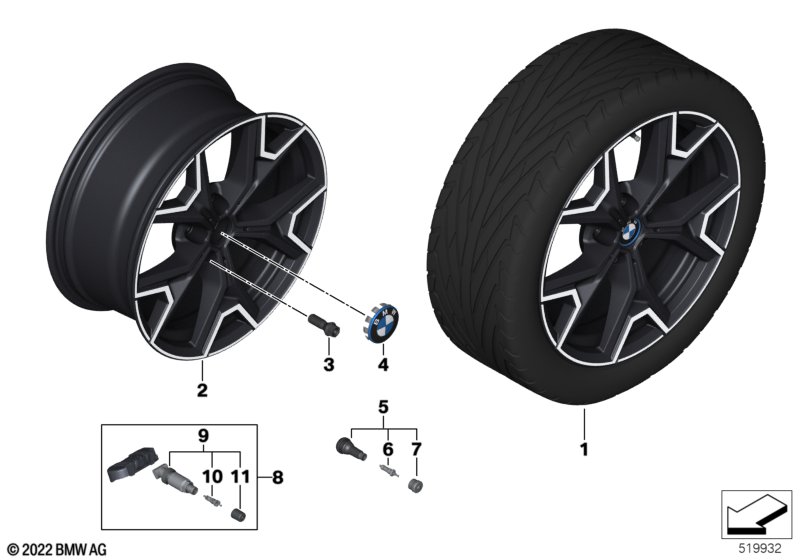 BMW st.lekki Y-Spoke 881 - 18