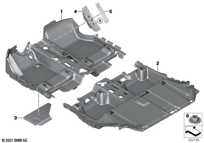 Wykładzina podłogowa  (51_B151) dla BMW X1 U11 iX1 xDrive30 SAV ECE