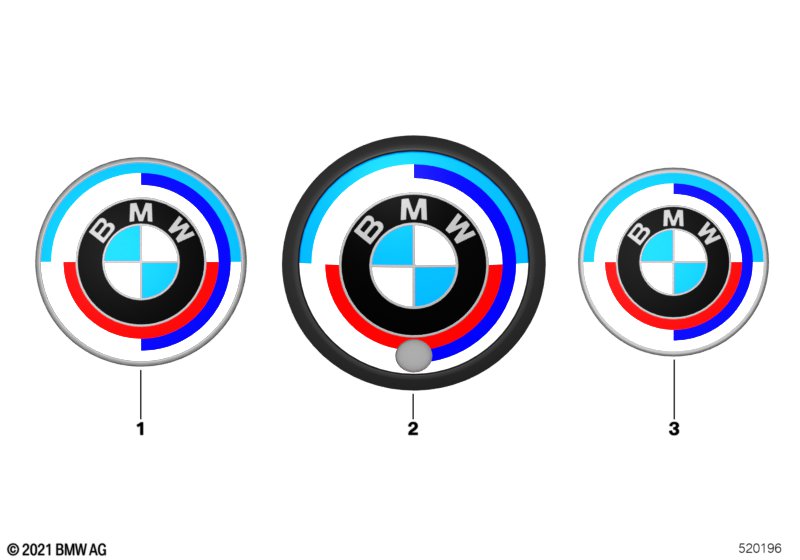 Emblematy / Ciągi napisów  (51_B944) dla BMW 4' G26 Gran Coupé 420i Gra ECE