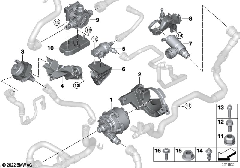 Komponenty elektryczne  (17_1974) dla BMW X5 G05 LCI X5 40iX SAV ECE