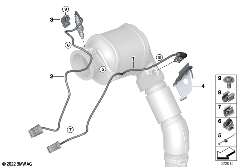 Sonda lambda/Elementy dod.  (18_2024) dla BMW XM G09 XM SAC ECE