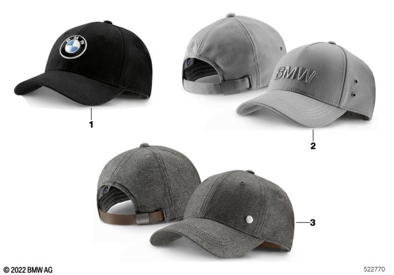 BMW Collection czapki/szale 16-18  (80_1037) dla BMW 8' G15 840dX Cou ECE