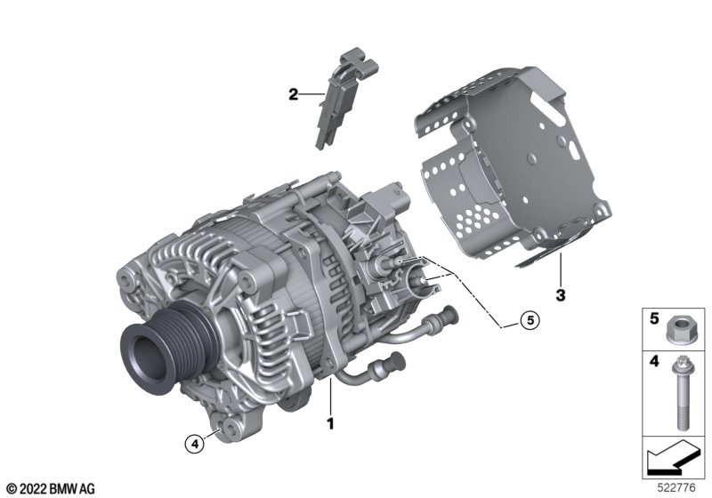 Generator rozrusznika  (12_2621) dla BMW X5 G05 X5 30dX SAV ECE