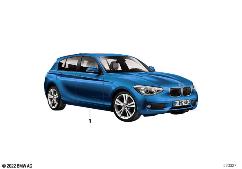 BMW Miniaturen - BMW 1er Serie 14/16  (80_0965) dla BMW X6 G06 LCI X6 M60iX SAC ECE