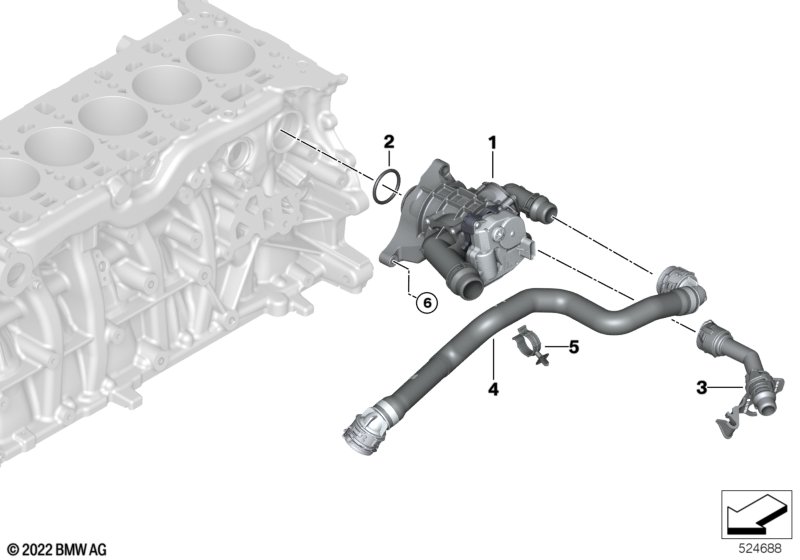Zarządzanie ciepłem u.chłodz.silnika  (11_9403) dla BMW 5' G60 550eX Lim ECE