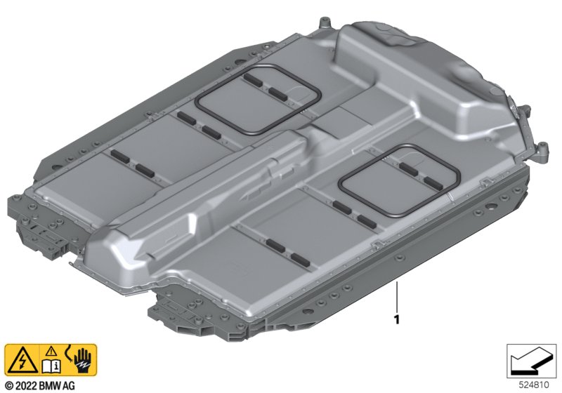 Zestaw zespołu akumulatora wys.napięcia  (61_8018) dla BMW i4 G26 Gran Coupé LCI i4 eDrive35 Gra ECE