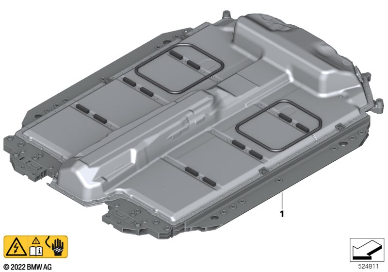 Zestaw zespołu akumulatora wys.napięcia  (61_8019) dla BMW i4 G26 Gran Coupé i4 M50 Gra ECE