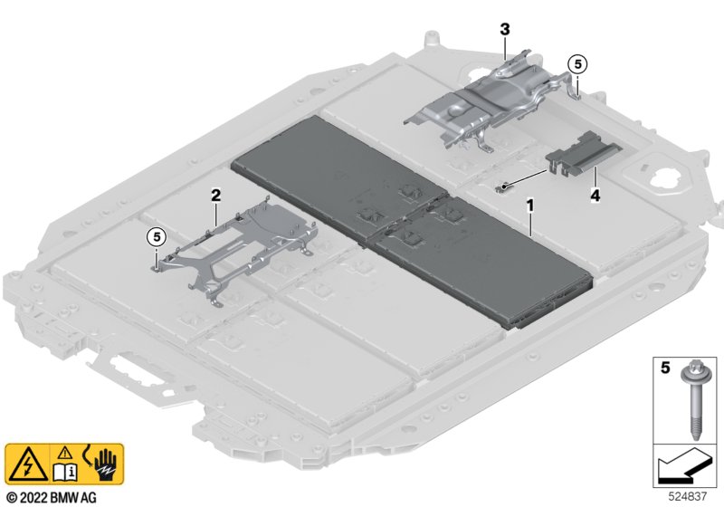 Moduł akum. wysokonap.  (61_8028) dla BMW i4 G26 Gran Coupé LCI i4 eDrive35 Gra ECE