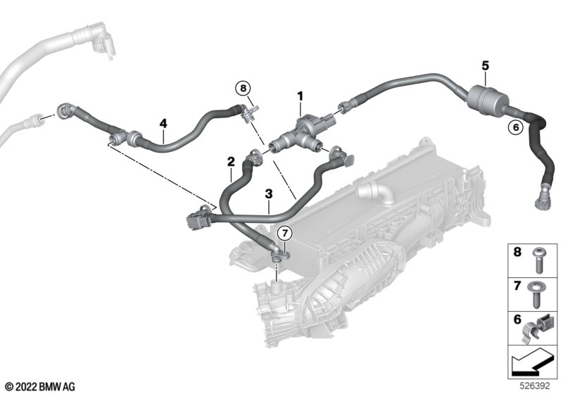 Zawór odpow. zbiornika paliwa  (13_2668) dla BMW X6 G06 LCI X6 30iX SAC ECE