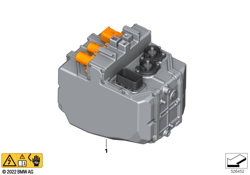 Akumulator wysokiego napięcia CCU  (61_8180) dla BMW 5' G60 530e Lim ECE