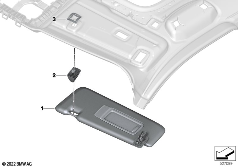 Osłony przeciwsłoneczne  (51_B759) dla BMW XM G09 XM SAC ECE