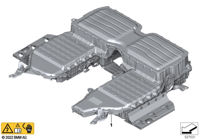 Zestaw zespołu akumulatora wys.napięcia  (61_8250) dla BMW XM G09 XM SAC ECE