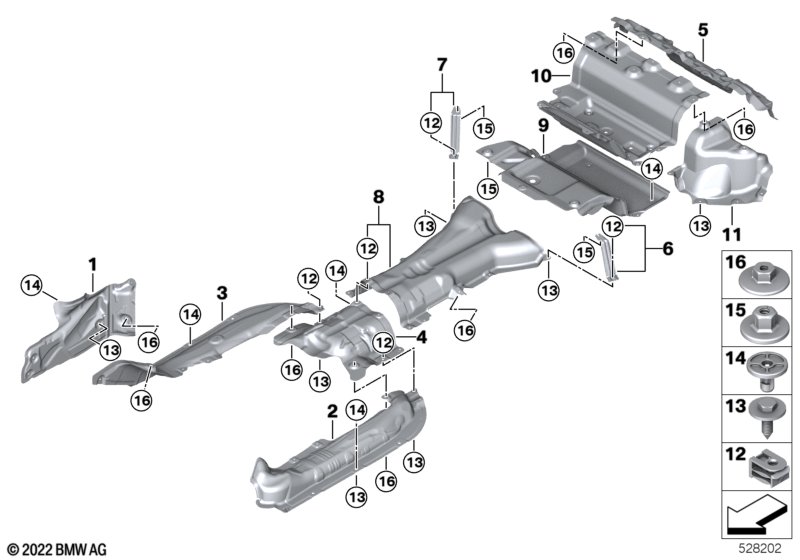 Izolacja termiczna  (51_B926) dla BMW 2' G87 M2 M2 Cou ECE