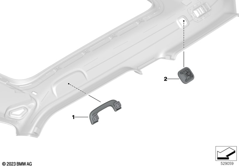 Elementy dod. podsufitki  (51_B985) dla MINI Cooper J01 Cooper E 3-drzwiowy ECE