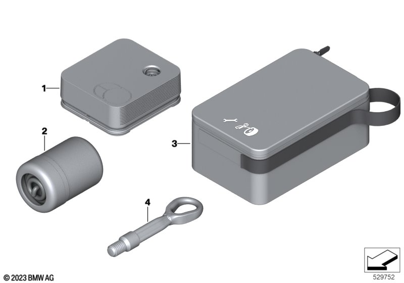 Mobility System  (71_1364) dla MINI Cooper J01 Cooper E 3-drzwiowy ECE