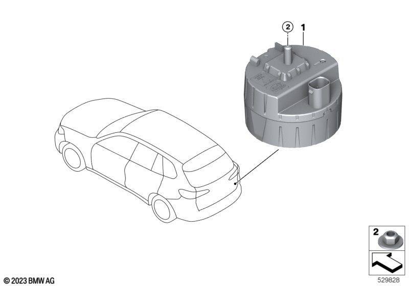Autoalarm  (65_3752) dla BMW X5 G05 LCI X5 40iX SAV ECE
