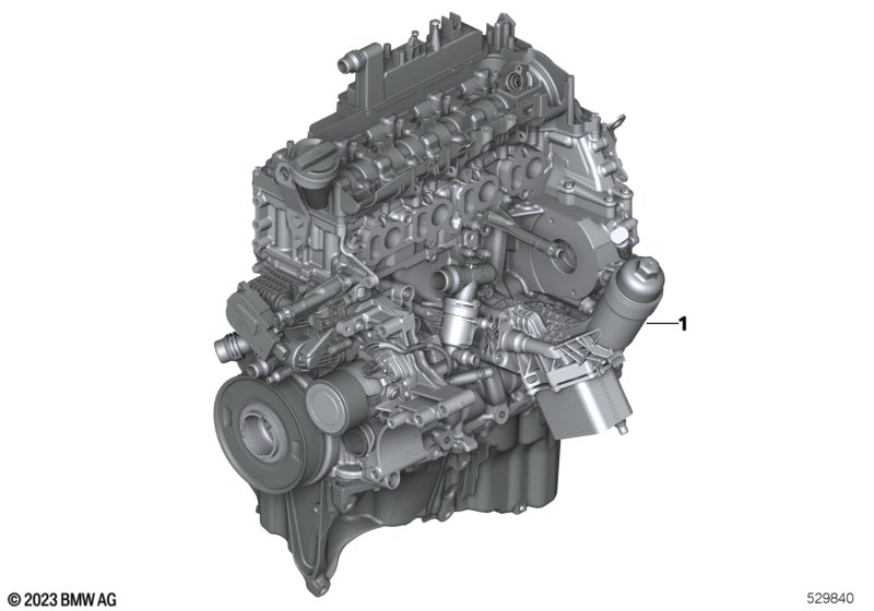 Zespół napędowy silnika  (11_9585) dla BMW 5' G60 520dX Lim ECE
