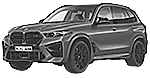 BMW Seria X5 M F95 LCI SAV X5 M Comp. ECE