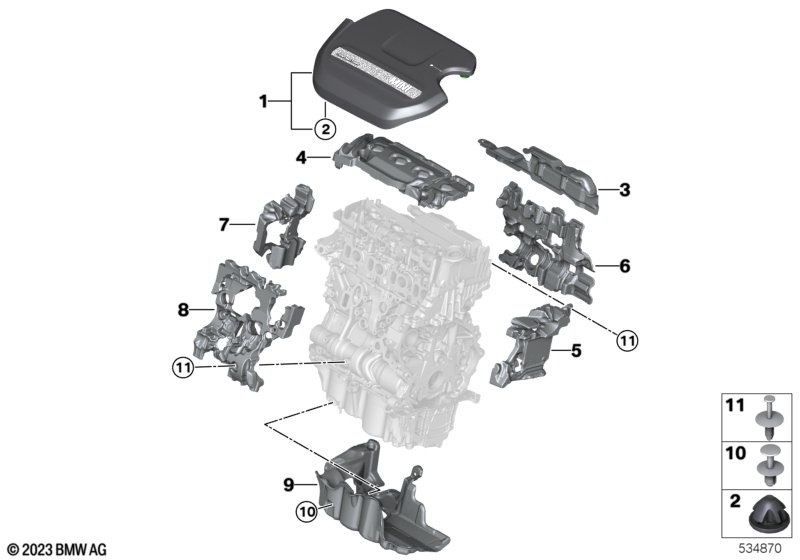 Akustyka silnika  (11_9750) dla MINI Countryman U25 Countryman D Countryman ECE