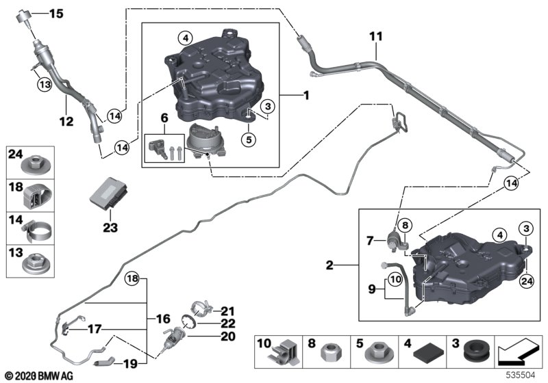 System SCR  (16_1731) dla BMW 4' G22 Coupé LCI M440dX Cou ECE