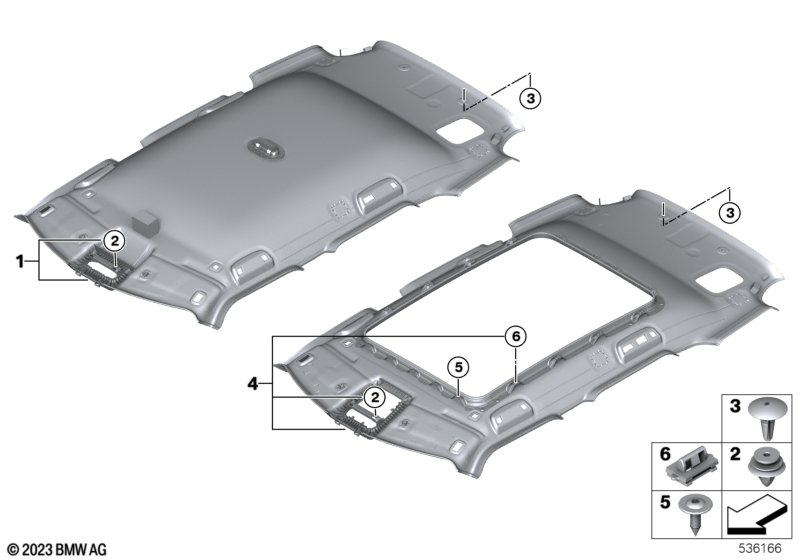 podsufitka  (51_C440) dla MINI Countryman U25 Countryman D Countryman ECE