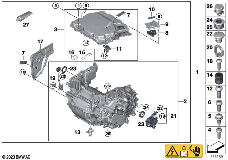 Maszyna elektryczna  (12_3251) dla MINI Cooper J01 Cooper E 3-drzwiowy ECE