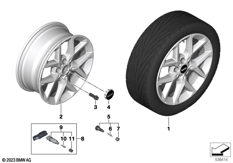 MINI obr.st.l. Y-Spoke 896 - 17