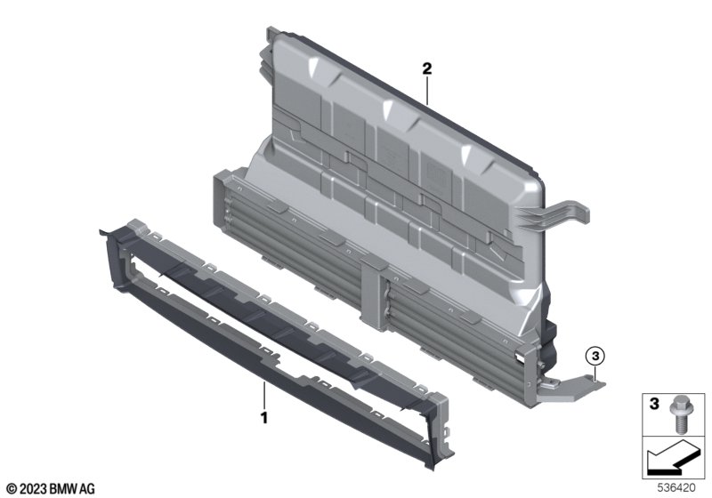 Prowadnice powietrza  (51_C462) dla MINI Cooper J01 Cooper E 3-drzwiowy ECE