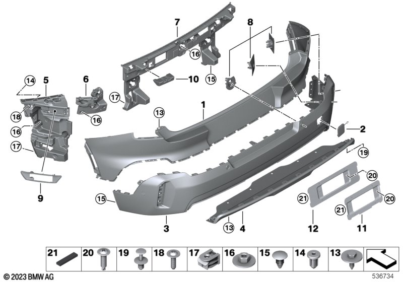 Obudowa tylna  (51_C516) dla MINI Countryman U25 Countryman D Countryman ECE