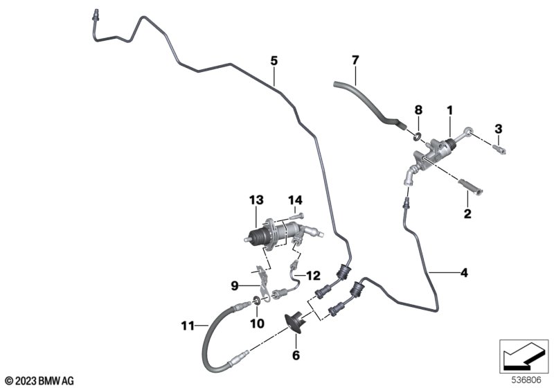 Uruchamianie sprzęgła  (21_0362) dla BMW TMC Supra LCI Supra 40i Cou ECE