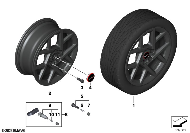 Alufelga MINI JCW SPRINT Spoke 957 17