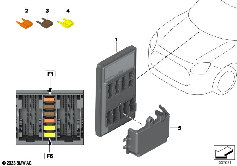 Sterownik Basic Central Platform BCP  (61_8748) dla MINI F65 Cooper C 5-drzwiowy ECE