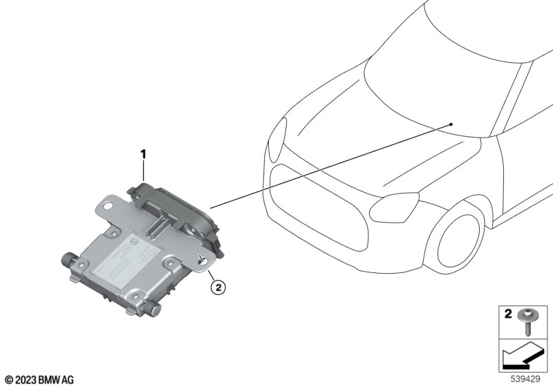 Systemy kamer  (66_0837) dla MINI Countryman U25 Countryman D Countryman ECE