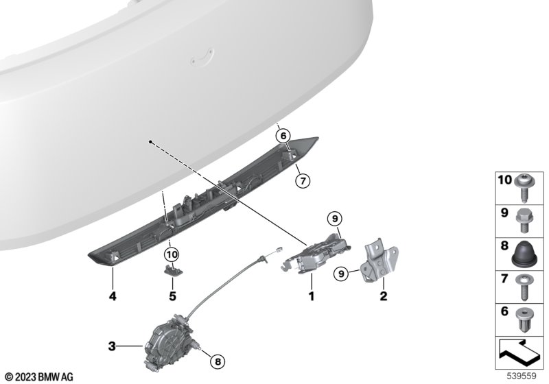 System zamykania tylnej klapy  (41_4412) dla MINI Countryman U25 Countryman D Countryman ECE