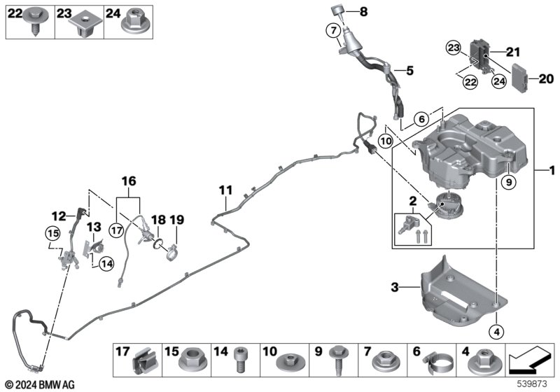 System SCR  (16_1701) dla BMW 1' F70 120d 5-d ECE