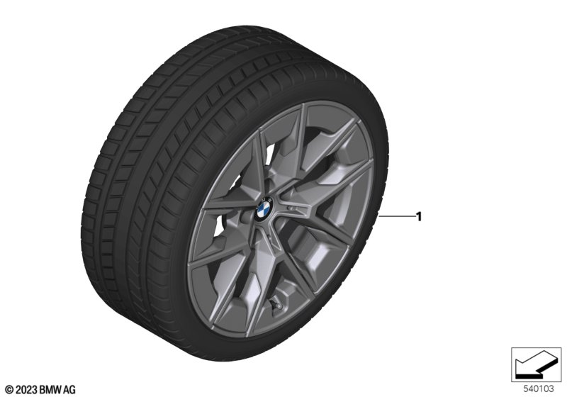 Winterkomplettrad Aerodynamik 854 - 18