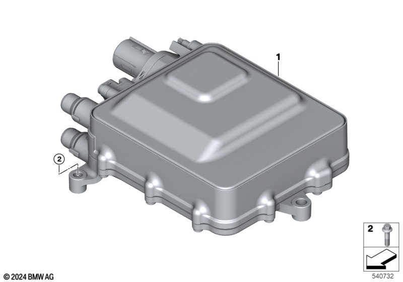 Elektryczny podgrzewacz przepływowy  (64_3105) dla MINI Cooper J01 Cooper E 3-drzwiowy ECE