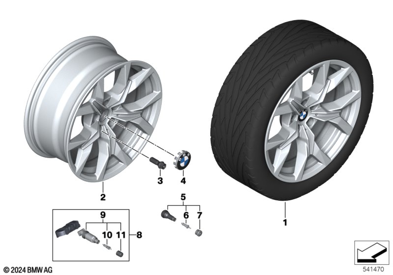 BMW obr.st.l. szprycha Y 921 - 18