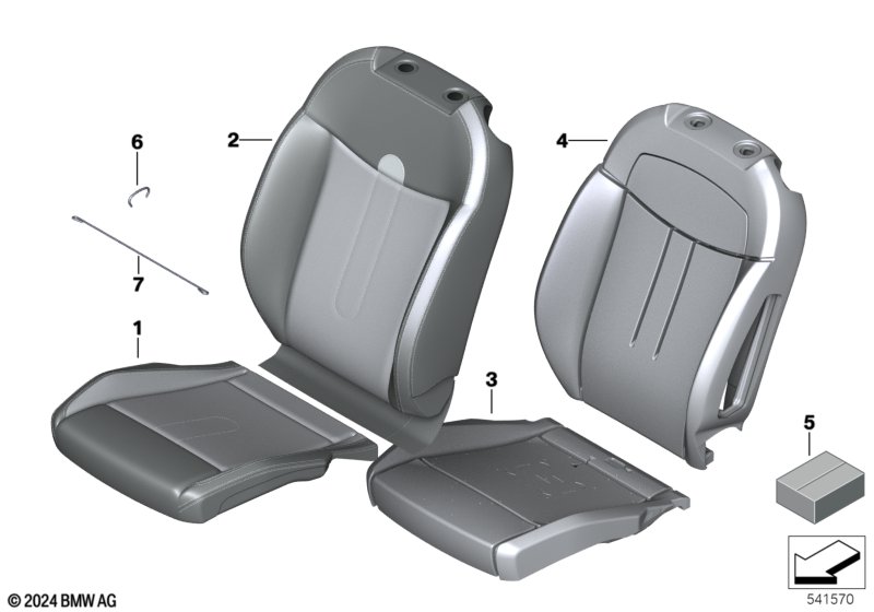 Fot. prz., tapic. i poszycie, fot. pod.  (52_5372) dla MINI F66 Cooper C 3-drzwiowy ECE