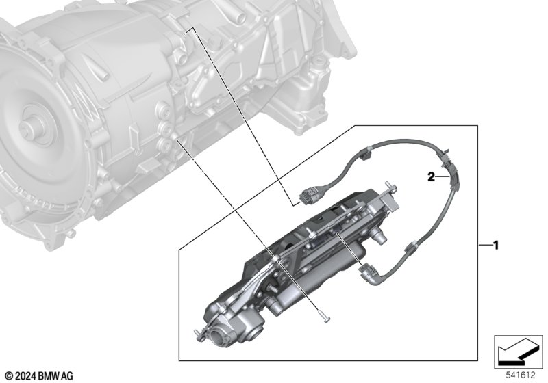 Elektronika silnoprąd. 8HP60MH/80MH/XMH  (24_2312) dla BMW X5L G18 LCI X5 40LiX SAV ECE