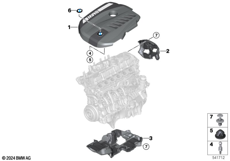 Akustyka silnika  (11_9410) dla BMW X5L G18 LCI X5 40LiX SAV ECE