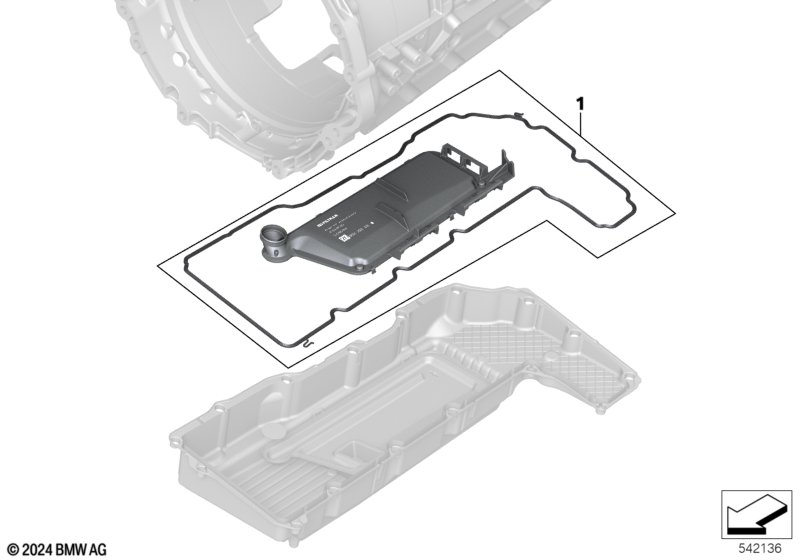 Filtr oleju/uszczelka 8PH100XPH  (24_2337) dla BMW XM G09 XM Label SAC ECE