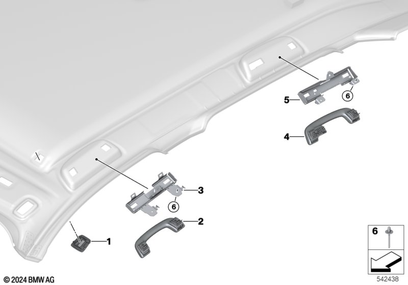 Elementy dod. podsufitki  (51_D146) dla BMW X3 G45 X3 20d xDrive SAV ECE