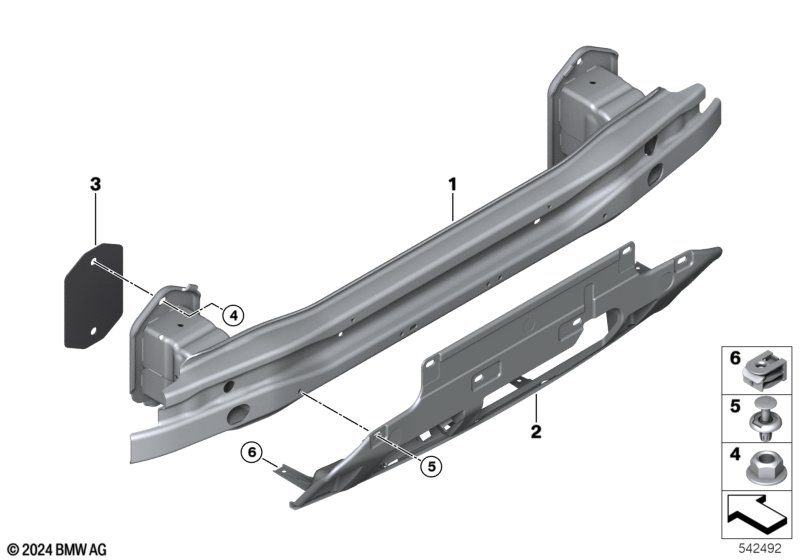 Wspornik tylny  (51_D187) dla BMW X3 G45 X3 20d xDrive SAV ECE