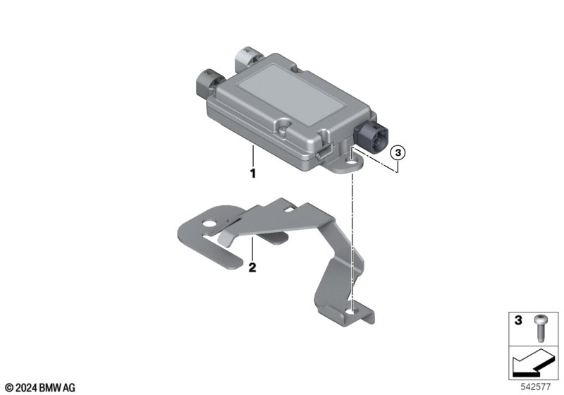 USB-Hub  (84_1539) dla BMW 5' G30 520i 1.6 Lim ECE