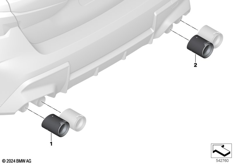 M Performance Parts  (03_6417) dla BMW 1' F70 M135 xDrive 5-d ECE