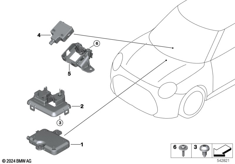 Systemy poboru opłat  (61_9030) dla MINI F65 Cooper C 5-drzwiowy ECE