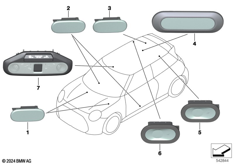 Różne światła  (63_2666) dla MINI Cooper J01 Cooper E 3-drzwiowy ECE