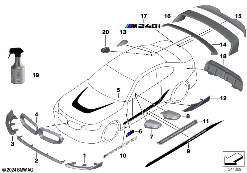 Wyp.dod.popraw.aerodyn.M Performance  (03_5534) dla BMW 2' G42 M240i Cou ECE