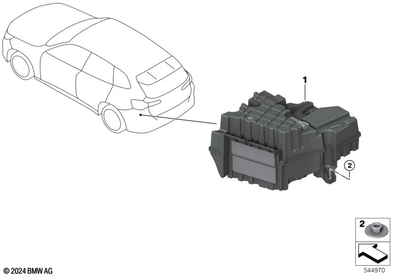 Pojedyncze części subwoofera  (65_4143) dla BMW X3 G45 X3 20d xDrive SAV ECE